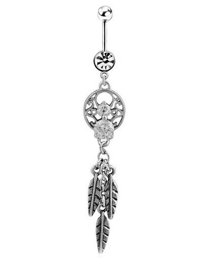 Belly button ring - dream catcher - KP-032