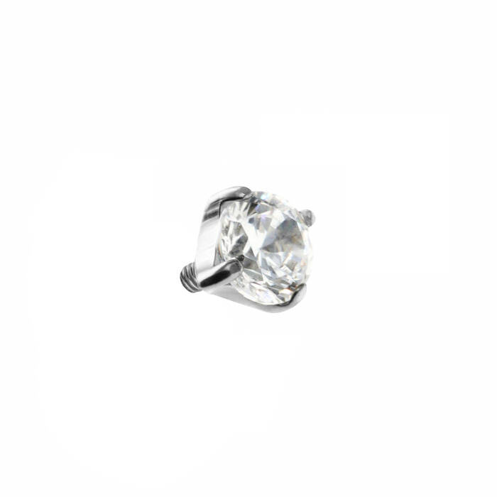 Titanium attachment for pins with white zirconia - TNA-066