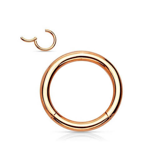 Ring clicker - rose gold - K-018