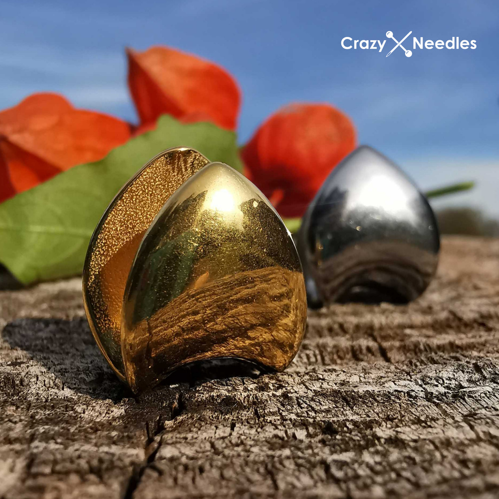 Mankiet cuff do ucha - srebrny - PT-155