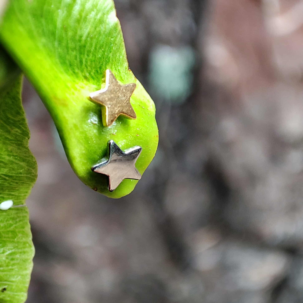 Tytanowa nakrętka gwiazda złota - TNA-021