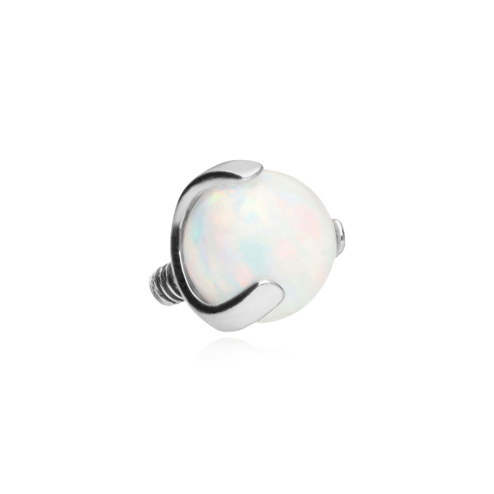 Titanium attachment for pins opal white - TNA-027