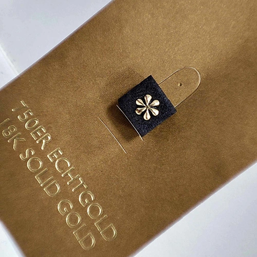 attachment 18K gold - flower - GD18K-010