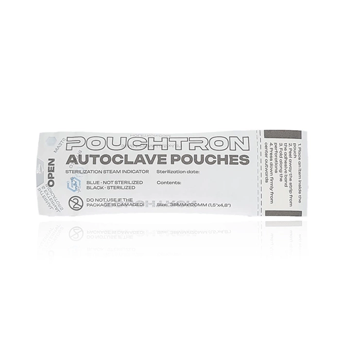 Self-adhesive bags for sterilization - 38x120 mm - Holetron - NK-039