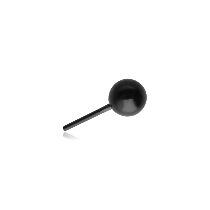 Titanium attachment for pins - push in - black - TPI-004