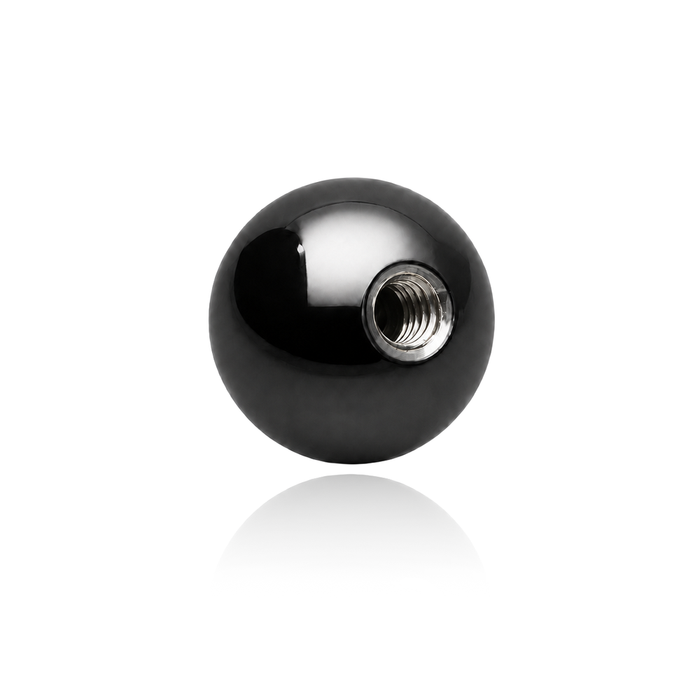 Black ball for threaded pins  - CZ-003
