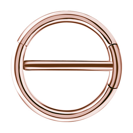 Nipple piercing - rose gold   clicker - S-014