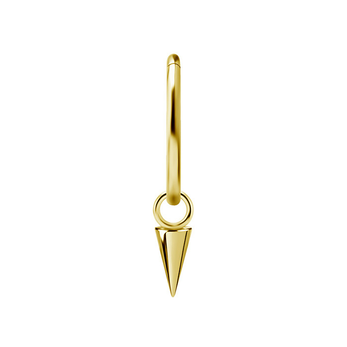 Charms - CoCr NF stud - gold - D-106