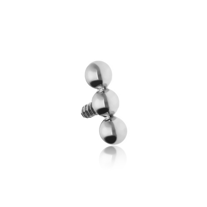 Titanium attachment for pins - silver balls - TNA-061