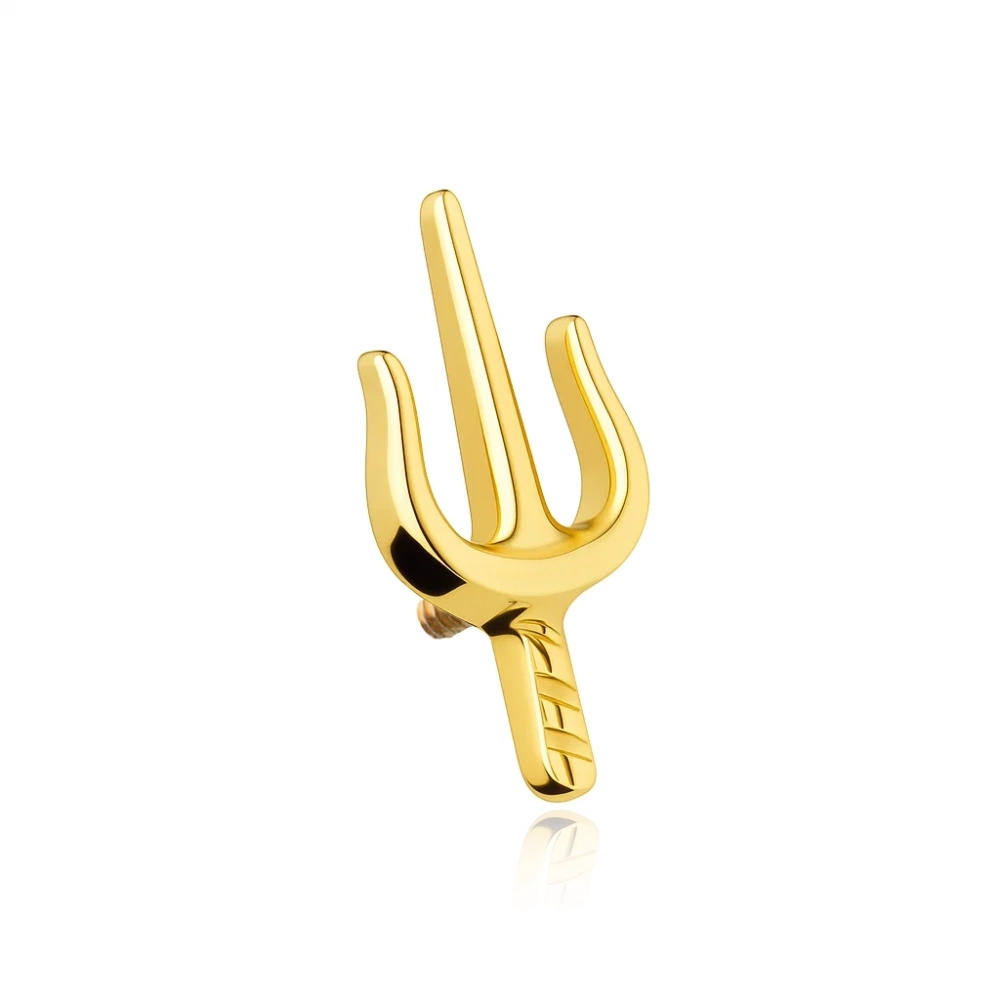 Titanium attachment trident - gold - TNA-056