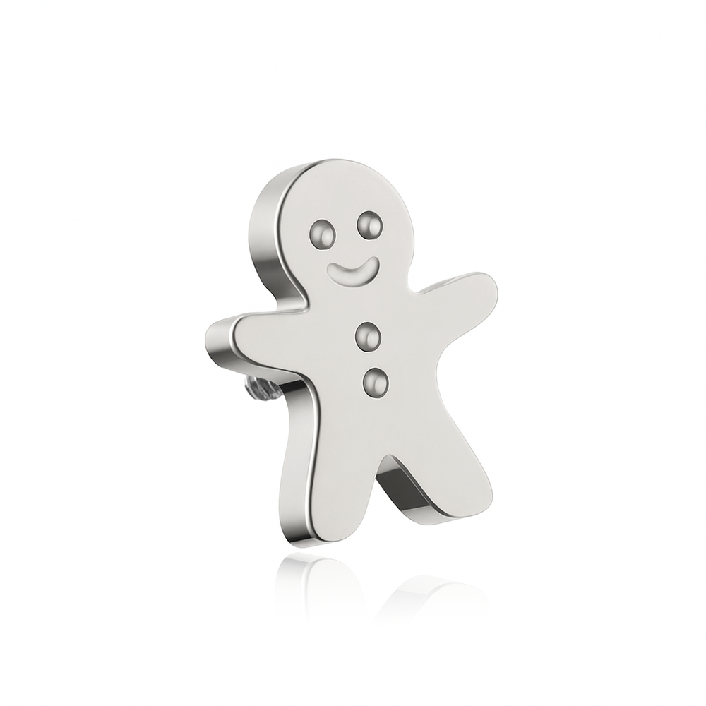 Titanium attachment gingerbread - silver - TNA-034