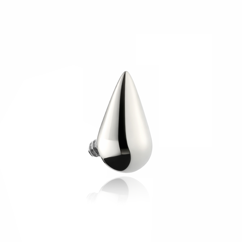 Titanium attachment drop - silver - TNA-231
