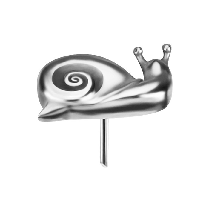 Attachment push in - worm - silver - PI-035