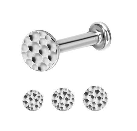 Titanium ornamental labret - TGW-013