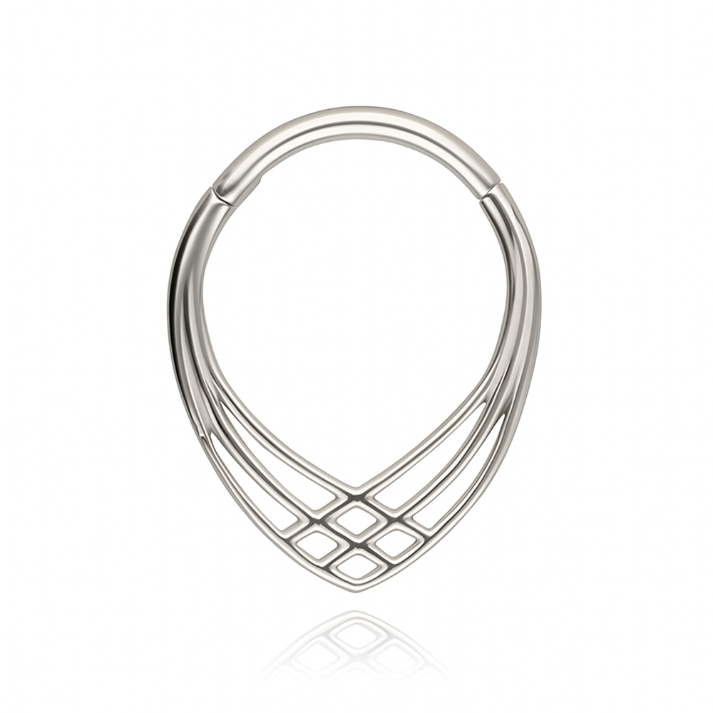 Piercing clicker - silver - K-079