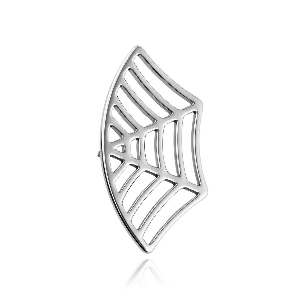 Titanium attachment - spider web - silver - TNA-251