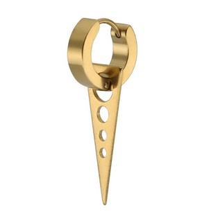 HUGGIE decorative gold earring - KH-002