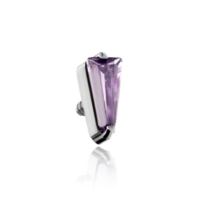 Titanium attachment with purple zirconia - TNA-194