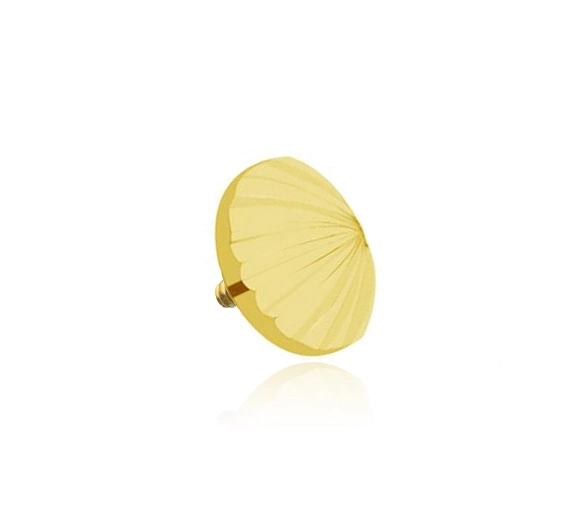Titanium attachment shell - gold - TNA-078