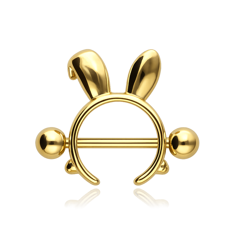 Nipple piercing - silver heart - S-016