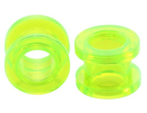 Transparent acrylic tunnel  yellow - PT-073