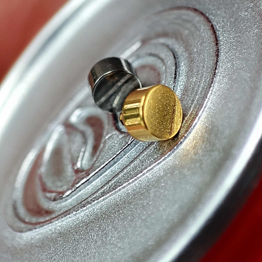 Titanium attachment black disk - TNA-023