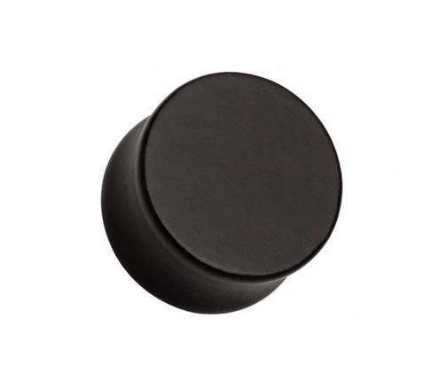 Wooden plug black - ORGANIC - PT-029