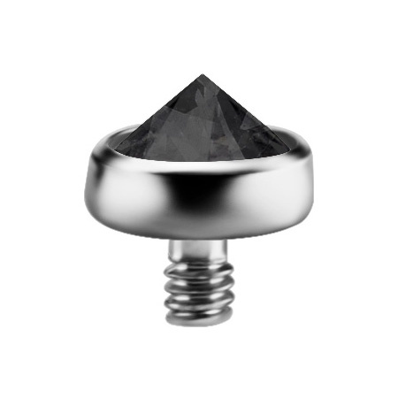 Dermal top titanium  black Premium Zirconia - TNA-058