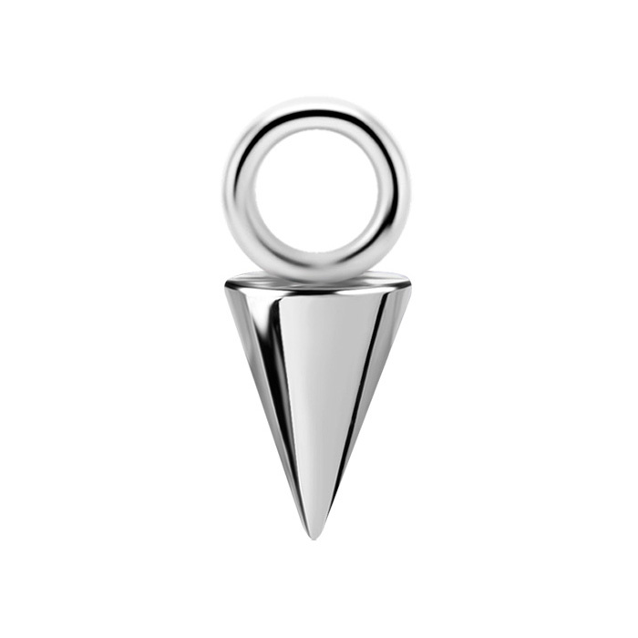 Charms - CoCr NF stud - silver - D-106