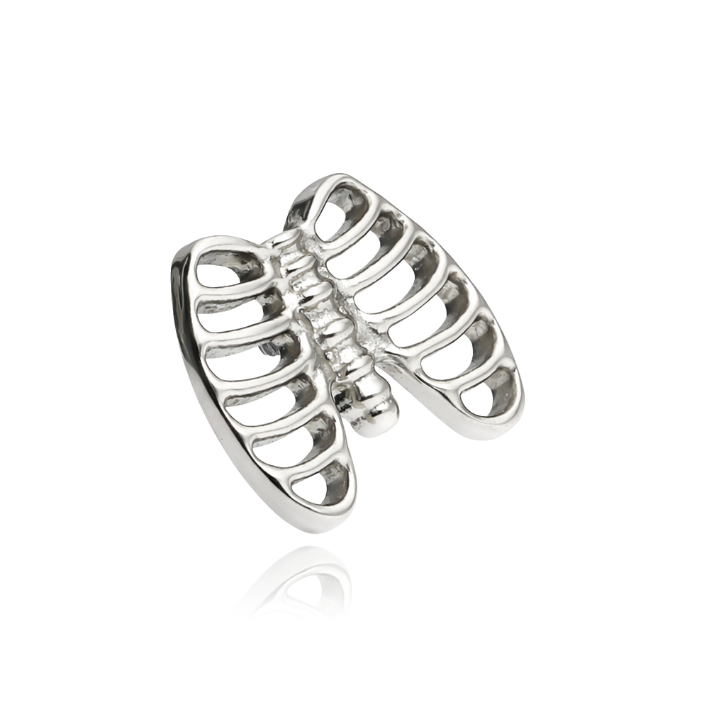 Titanium attachment ribs - silver - TNA-236