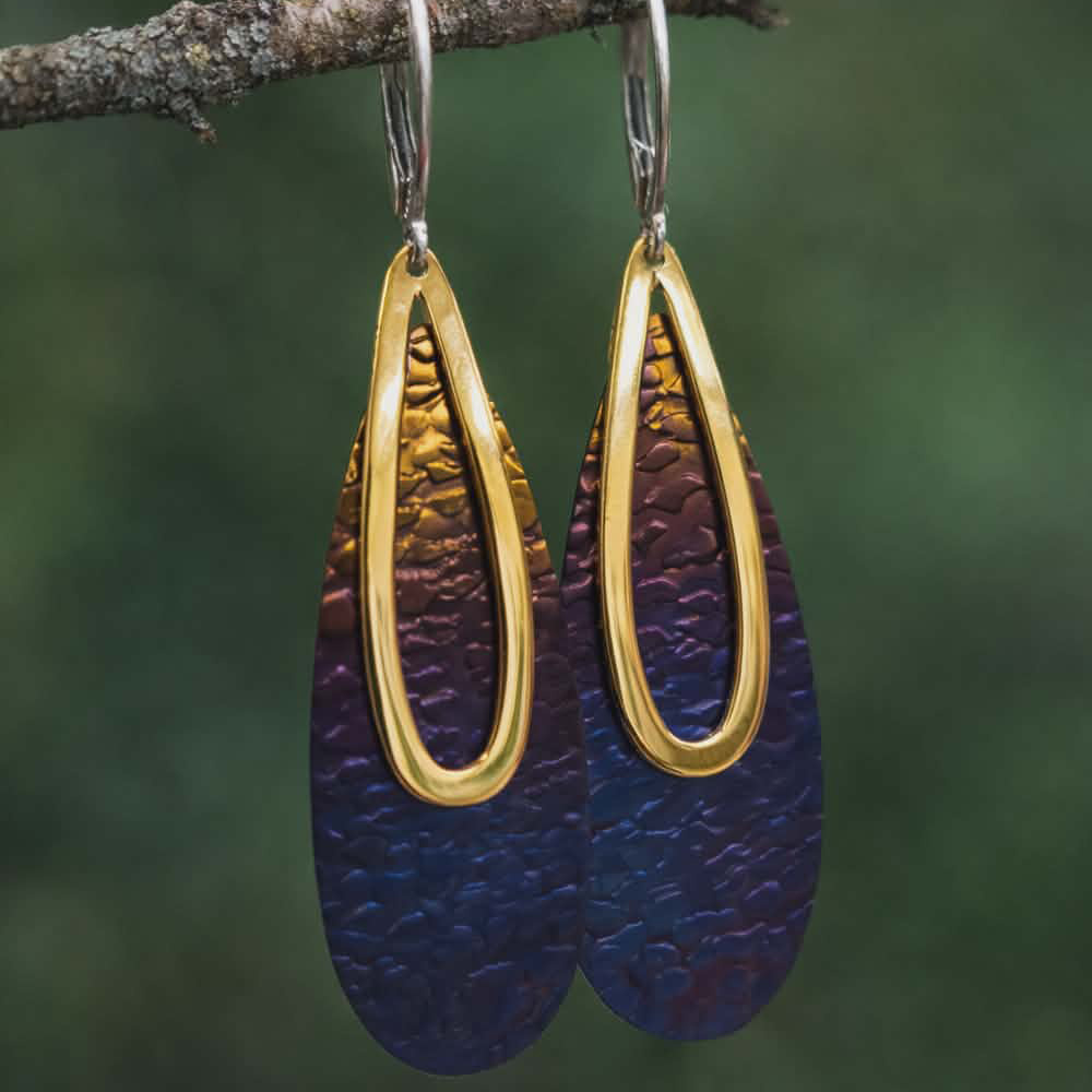 Silver face outline earrings - KU-011