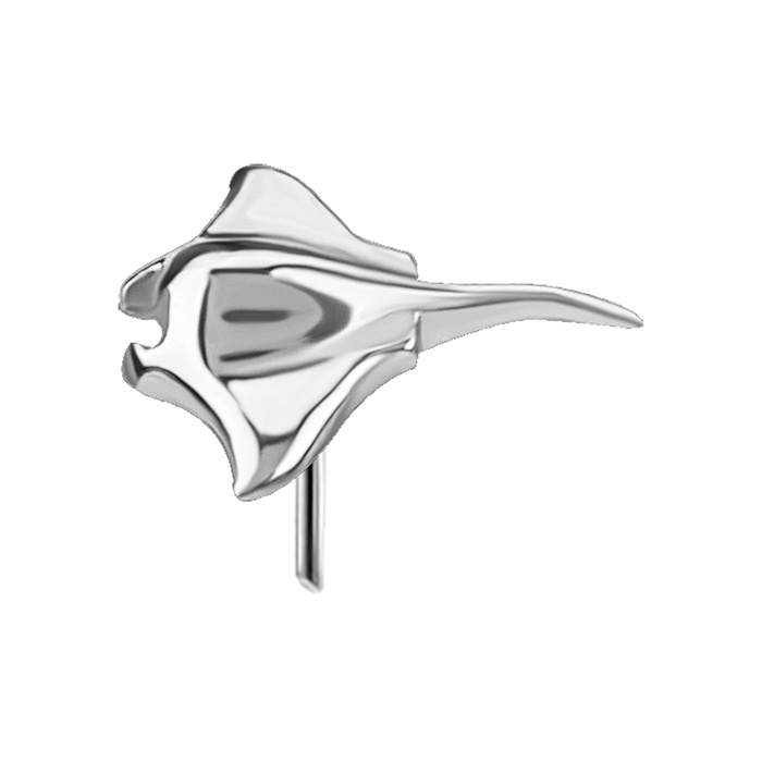 Attachment push in - stingray - silver - PI-029