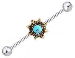 Industrial flower barbell - IND-023