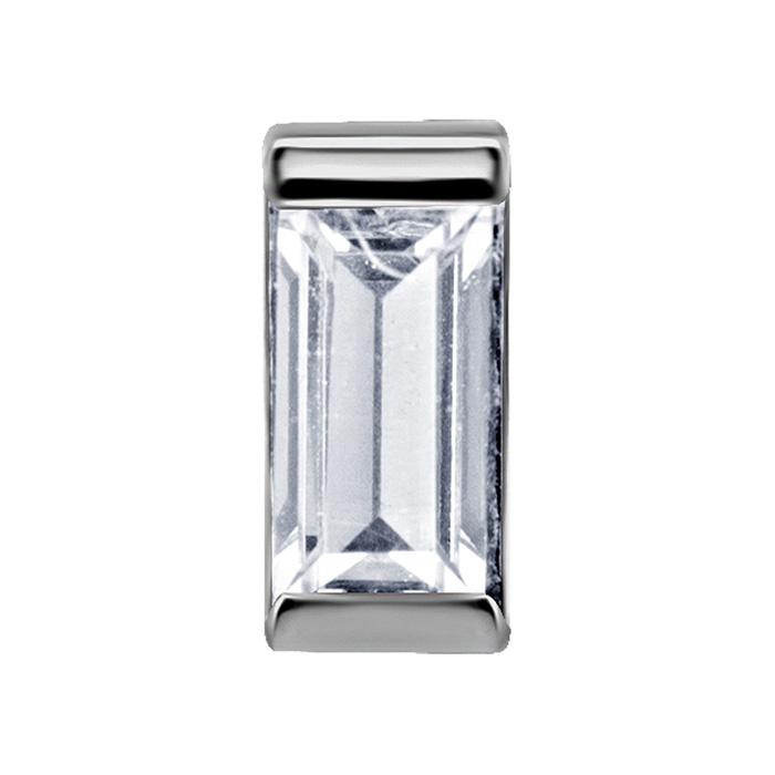 Attachment push in - with white zirconia - CoCr NF - gold - PI-027