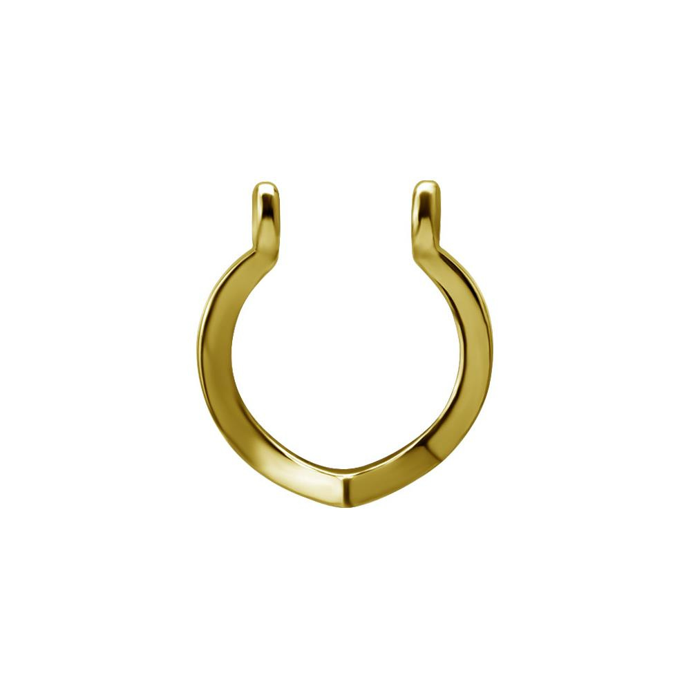 Decorative hoop for barbell - gold - D-001