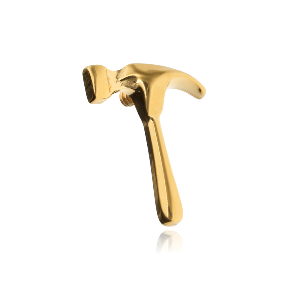 Titanium attachment hammer - gold - TNA-243