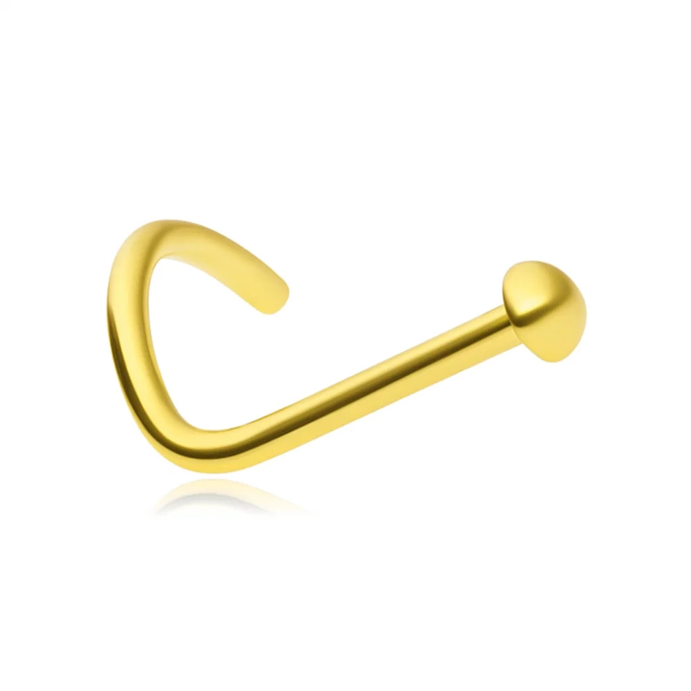 Titanium nose screw - gold - TN-009
