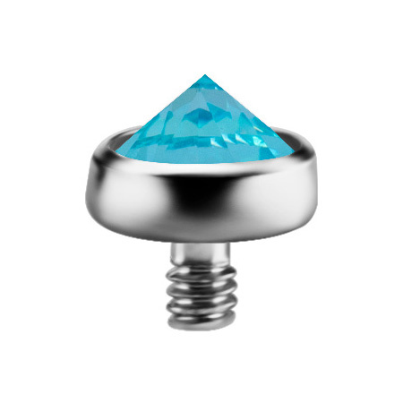 Tytanowa nakrętka Dermal morska Premium Zirconia - TNA-058