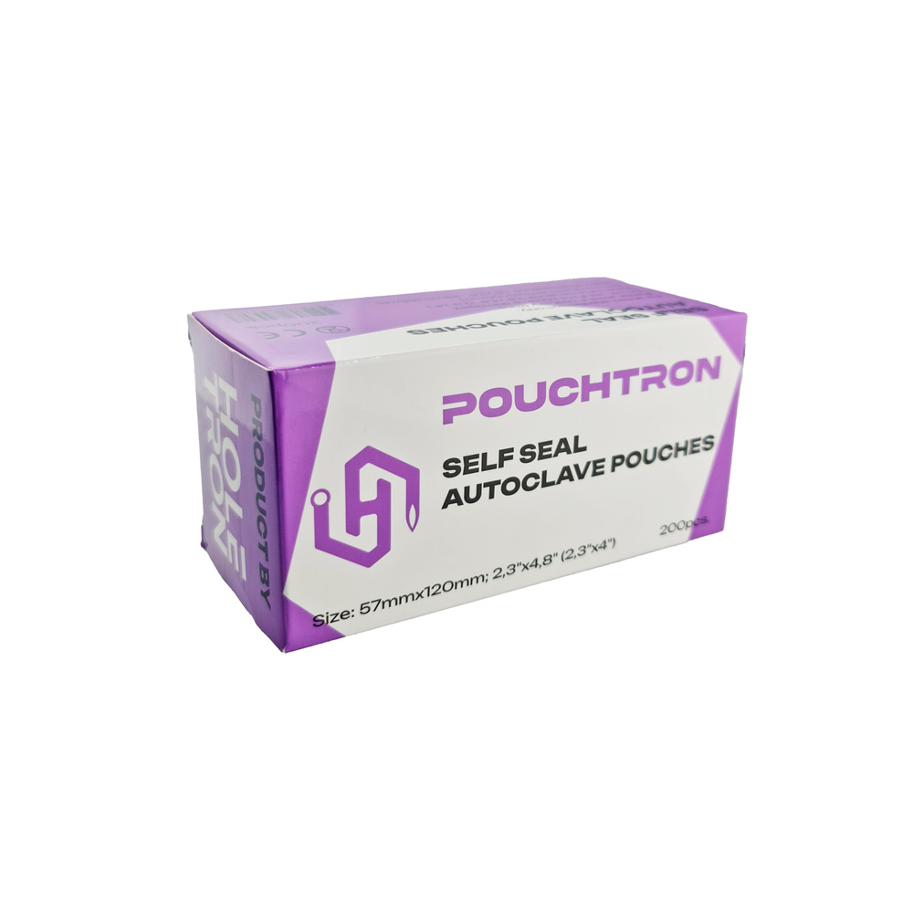 Self-adhesive bags for sterilization - 57x120 mm - Holetron - NK-032