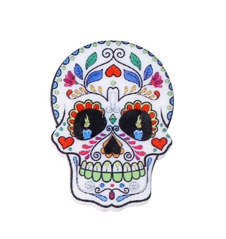 Brooch / pin - skull, muerta - I-011-2