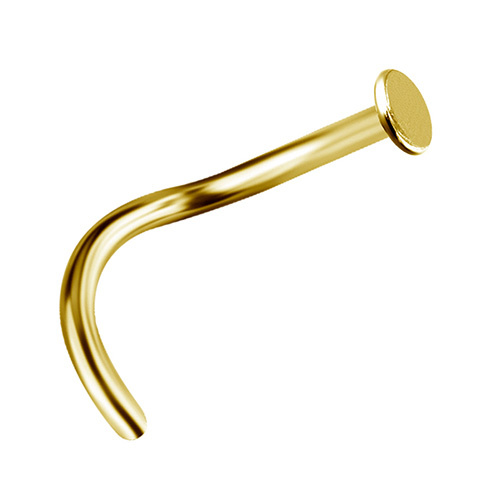 Titanium nose screw - gold - TN-008