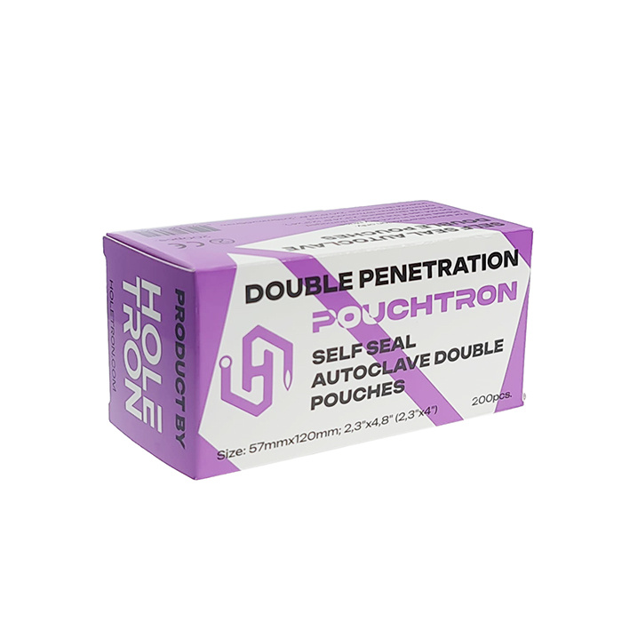 Self-adhesive bags for sterilization - DOUBLE PENETRATION - Holetron - NK-038