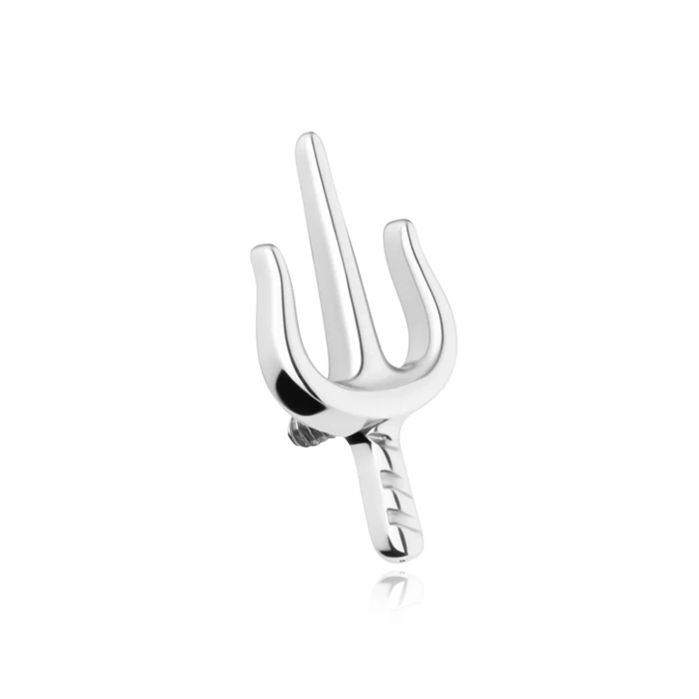 Titanium attachment trident - silver - TNA-056