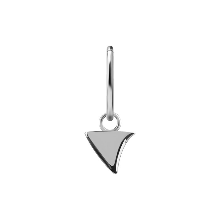 Charms - CoCr NF - triangle - silver - D-082