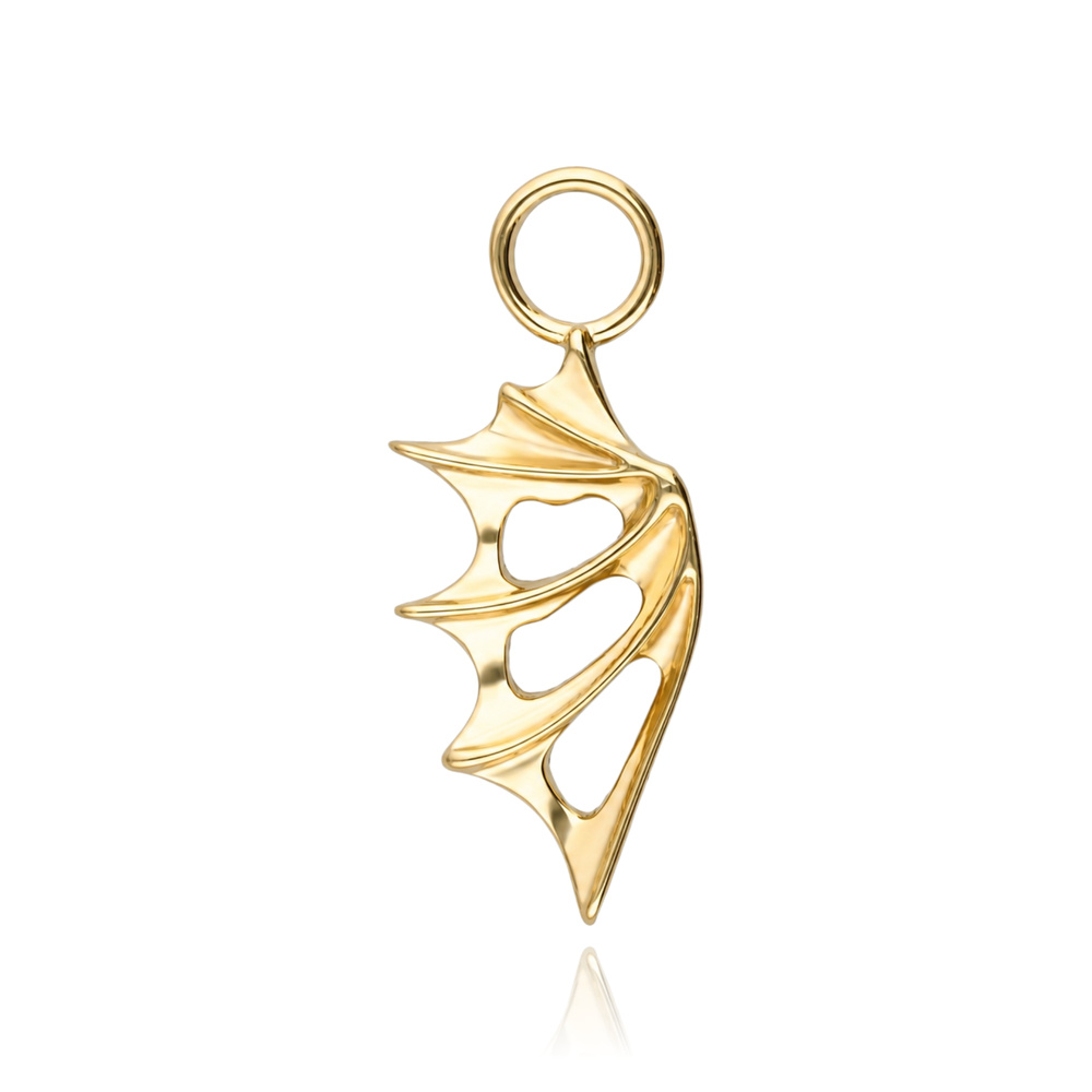 Titanium star charms chain - silver - D-092