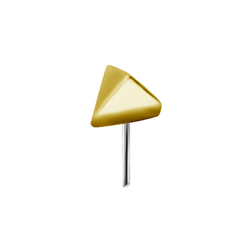 attachment 18K gold - triangle pyramid - GD18K-015