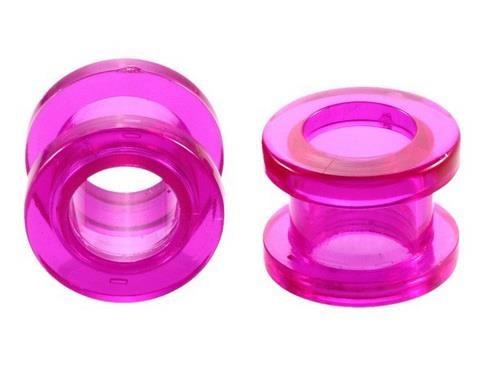 Transparent acrylic tunnel  purple - PT-073