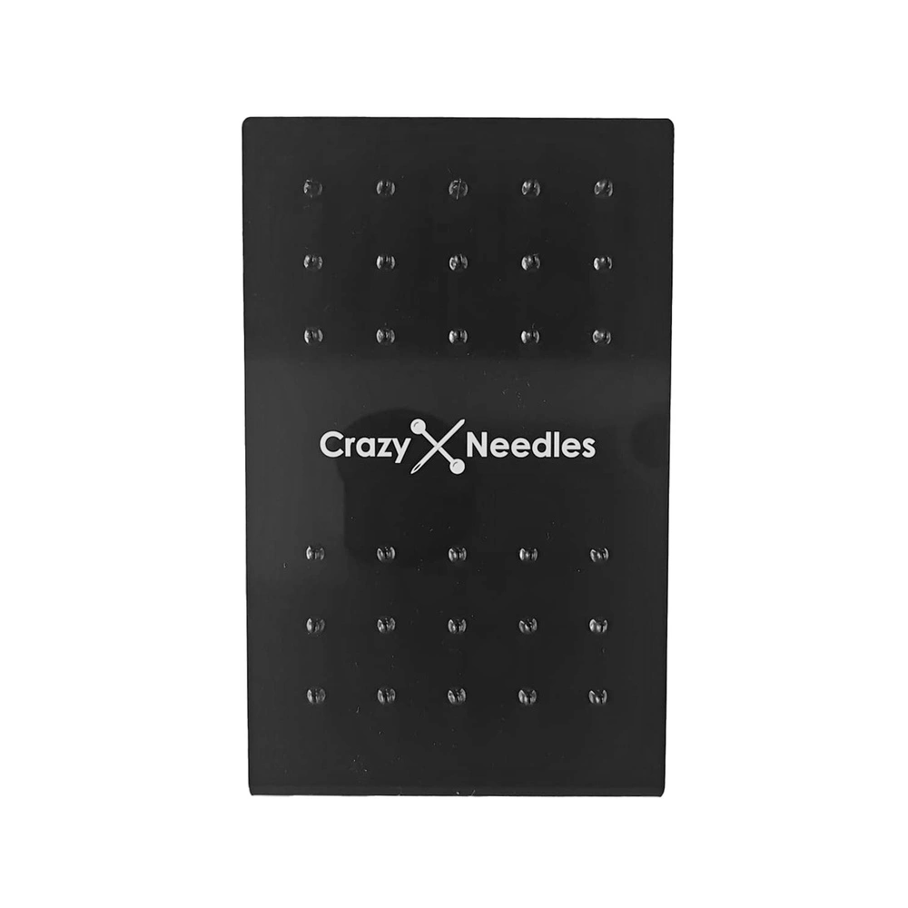 Black acrylic earring display - NK-050