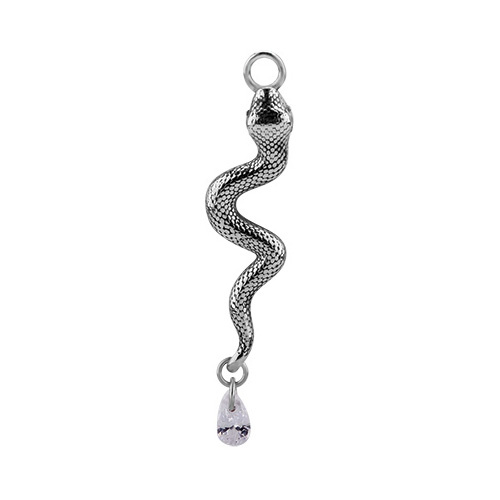 Charms - silver hose - left - D-064