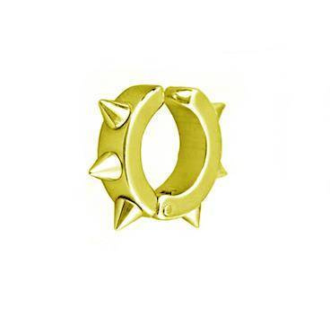 Fake earring - HUGGIE studs Gold - FK-006